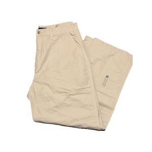 Y2K LEVIS L2 36x32 Khaki Relaxed Straight Pockets Beige Cargo Pants Skater